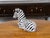 Mid 20th Century Italian Painted Terracotta Statue of a Brown Eyed Zebra Resting on the Ground For Sale In Atlanta - Image 6 of 9