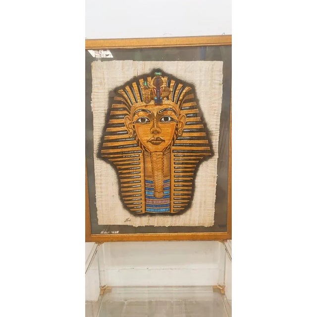 Pharaoh Tutankhamun Fabric Artwork, 1970s For Sale - Image 4 of 6