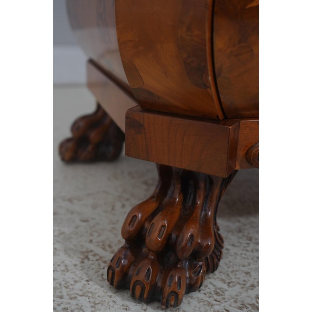 Italian Highly Inlaid Olivewood Fall Front Desk For Sale - Image 12 of 18