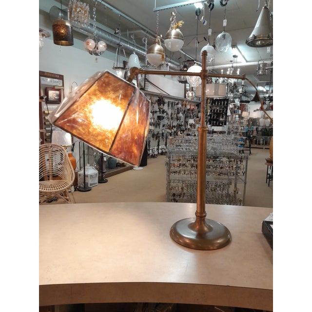 E.F. Chapman Vintage Chapman Adjustable Brass Task Lamp For Sale - Image 4 of 7