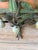 Metal Rare Vintage Italian Tole Lemon Tree Wall Jardiniere With Five-Light Candelabra, Two-Piece Set For Sale - Image 7 of 12