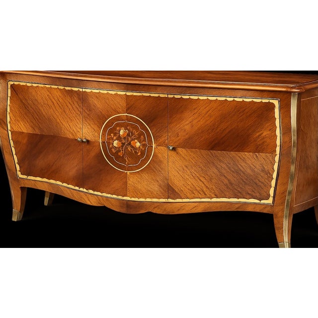 Gaston Poisson French Art Deco Buffet, Sideboard or Credenza in the Style of Gaston Poisson For Sale - Image 4 of 6