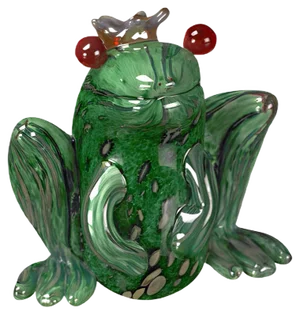 Green Frog Prince Sculpture by VG Design and Laboratory Department