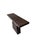 Not Yet Made - Made To Order Solid Mango Wood Console Table Espresso Finish Modern Organic For Sale - Image 5 of 5
