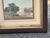 Brown European School 19th C. Drawing in Original Framing - River Landscape For Sale - Image 8 of 9