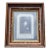 Antique Victorian Cabinet Card, Paired With Contemporary Fashion Photo in Antique Frame For Sale