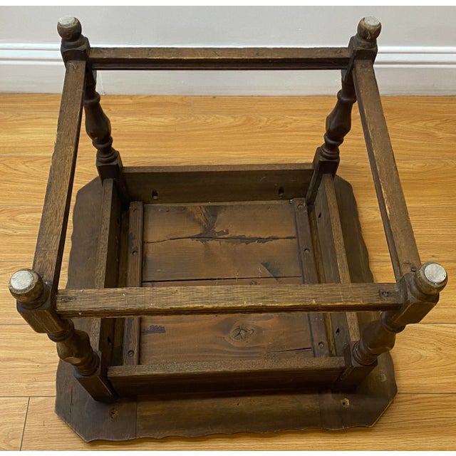 Mission Oak Arts & Crafts Tile Top Side Table C.1920 For Sale In San Francisco - Image 6 of 8