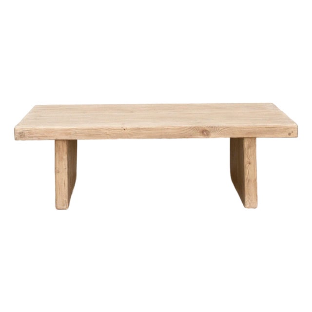 Primitive Coffee Table From Old Wood For Sale