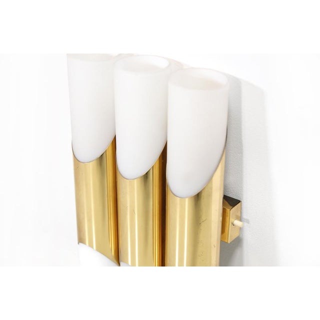 Brass Wall Lamp by Rolf Kruger for Paul Neuhaus Leuchten, 1970s For Sale - Image 4 of 5