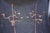Pair of Early 20th Century Spanish Colonial Standing Wrought Iron Candelabras For Sale - Image 4 of 9