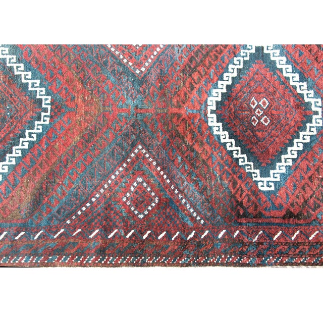 Textile Vintage Afghani Baluch Rug For Sale - Image 7 of 13