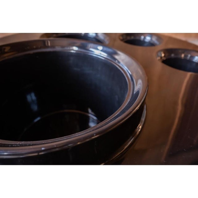 Black Fiberglass Fioriera Side Table from B&b Italia / C&b Italia, 1966 For Sale - Image 10 of 18