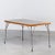 This is a Wim Rietveld industrial dining table model nr. 3705 for Gispen. It features wood and a linoleum tabletop. This...