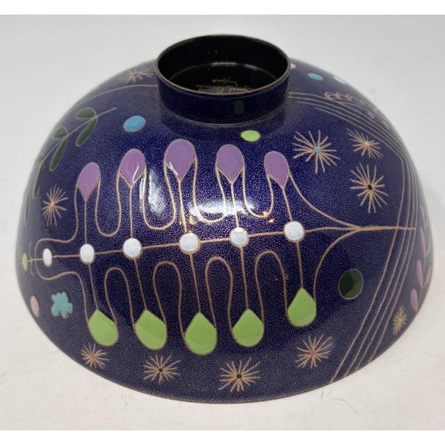 Miguel Pineda Enameled Bowl, Large For Sale In Houston - Image 6 of 7