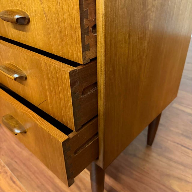 Mid-Century Modern G-Plan Brasilia Compact Teak Tall Sideboard For Sale - Image 3 of 14