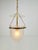 Metal Vintage Brass and Mounted Glass Hundi Lantern Bell Lamp, 1950s For Sale - Image 7 of 13