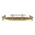 English Aesthetic Movement Brass Fire Fender For Sale