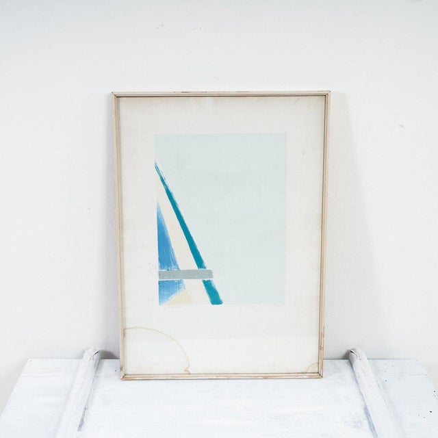 Saverio Rampin, Tribute to Rita, 1972, Painting, Framed For Sale - Image 8 of 8
