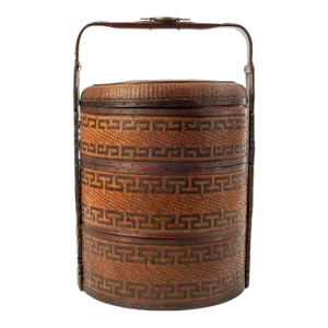 Early 20th Century Antique Chinese Wedding Basket