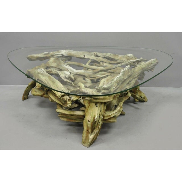 Mid Century Modern Sculptural Driftwood Coffee Table Chairish