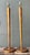 This striking pair of vintage floor lamps showcases a refined mid-century modern aesthetic through streamlined geometry...