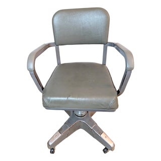Vintage 1967 Industrial Tanker Desk Chair – Techfab Military Spec For Sale