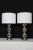 Mid 20th Century Tommi Parzinger Style Hammered Nickel Table Lamps - a Pair For Sale In Miami - Image 6 of 13