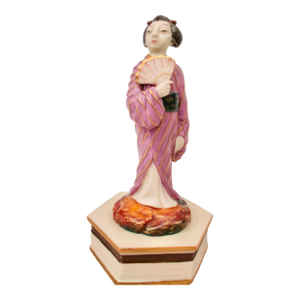 19th Century Royal Worcester Geisha Dated 1874