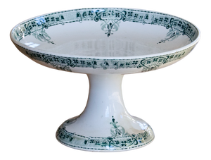 French Fruit Bowl from Sarreguemines Verdun, 1885