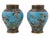 Late 19th Century Pair of Antique Japanese Meiji Cloisonne Enamel Vases For Sale - Image 5 of 7