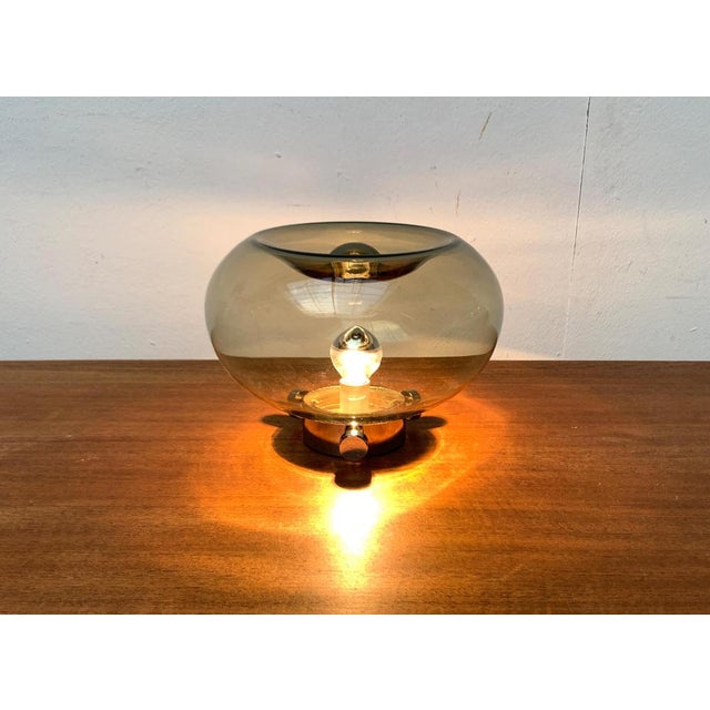 Mid-Century Space Age Bulb Glass Table Lamp, 1960s For Sale - Image 15 of 18
