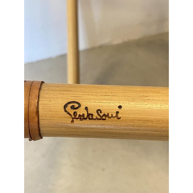 Bamboo Bedside Tables by Gervasoni, 1980s, Set of 2 For Sale - Image 4 of 16