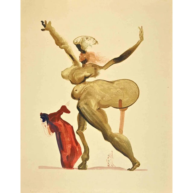 Salvador Dali, Betrayers of their Hosts, Woodcut Print, 1963 For Sale - Image 4 of 4