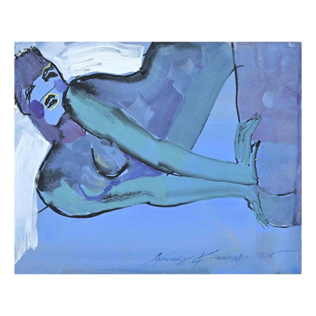 Anastasia Kurakina, Who Am I?, Watercolor, 2016 For Sale