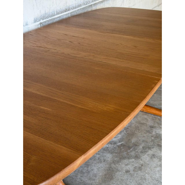1960s In Style of Skovby Extendable Dining Table With 1 Leaf Danish Mid-Century Modern 1960s For Sale - Image 5 of 11