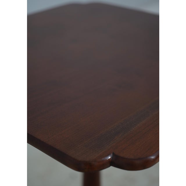 Eldred Wheeler Cherry Pedestal Candlestand For Sale In Philadelphia - Image 6 of 14