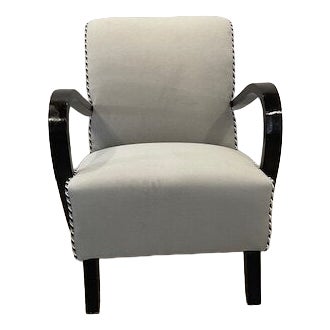 Art Deco Single Chair by Halabala, 1920 For Sale