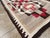 Ivory Galerie Shabab Collection Tribal Mid-20th Century Handmade American Flatweave Navajo Throw Rug For Sale - Image 8 of 10