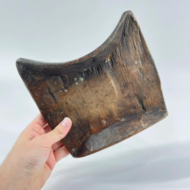Wood Early 20th Century Wooden Headrest Ethiopia For Sale - Image 7 of 7
