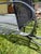 Black Vintage Russell Woodard–Attributed Wrought Iron Floral Chaise Lounges — Pair — C. 1960s For Sale - Image 8 of 12