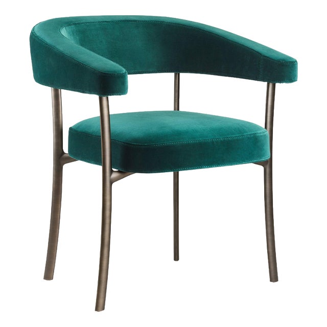 Large Katana Green Dining Chair by Paolo Rizzato For Sale