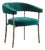 Large Katana Green Dining Chair by Paolo Rizzato For Sale
