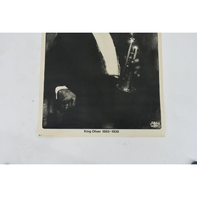 King Oliver Jazz Poster from Swierzy, 1900s For Sale - Image 10 of 12