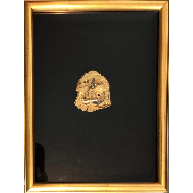 1960s Igael Tumarkin, Gold Gilt Bronze Sculpture Necklace Art Israeli Tumarkin Abstract Surrealist, c.1960s-1970s For Sale - Image 5 of 10