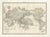 Antique World Map by M. Lapie, Paris, 1838 For Sale - Image 3 of 13