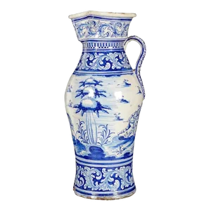 Large 18th/19th Century French Faience Pitcher