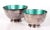 Vintage Towle Green Teal Enamel & Silverplate Bowls - a Pair For Sale - Image 10 of 10