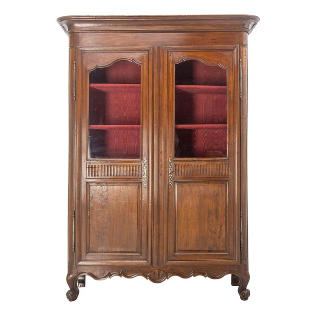 French Louis XV Ash Armoire, 1700s For Sale