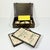 Chinoiserie Antique Chinese Boho Chic Chinoiserie Mahjong Game Set, Walnut & Brass Box For Sale - Image 3 of 15