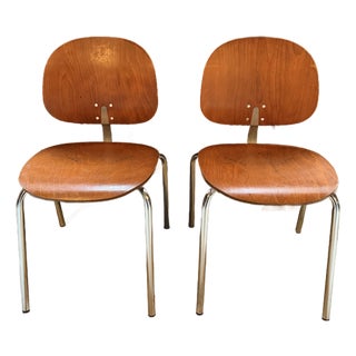 Set of Two Vintage Giancarlo Piretti Xylon Chairs for Krueger International (Ki) For Sale